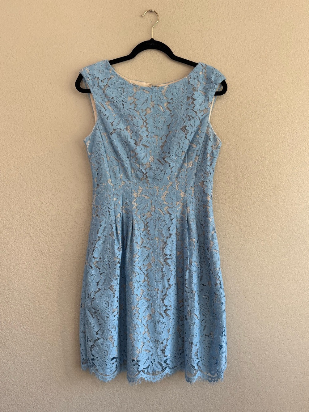 Vince Camuto Blue Lace Dress Size 8